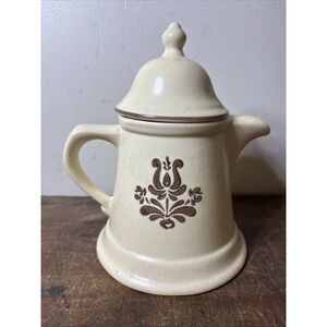 Vintage Pfaltzgraff Village Stoneware 16oz Petite 7" Tea Pot With Lid